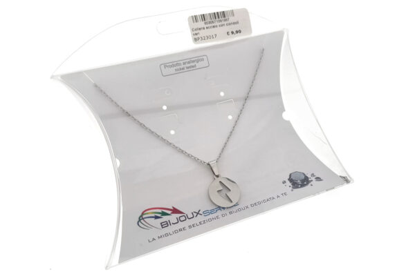 Collana acciaio con ciondoli vari - immagine 5