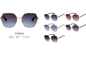 Occhiale da sole donna metallo