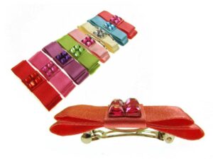 Matic con fiocco e strass colorato