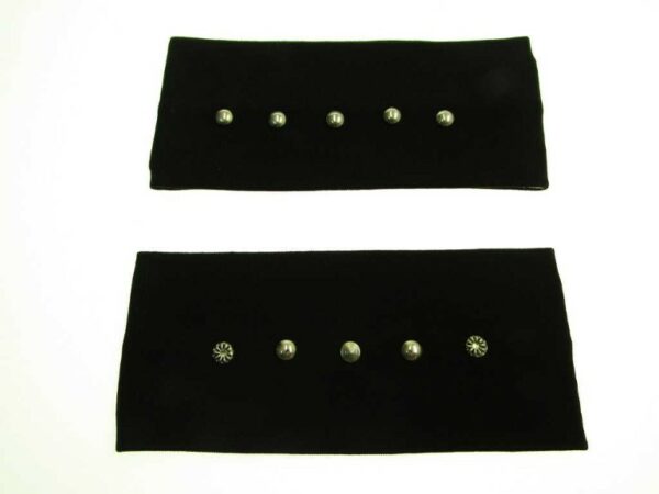 Fascia poliestere cm. 9 con borchie