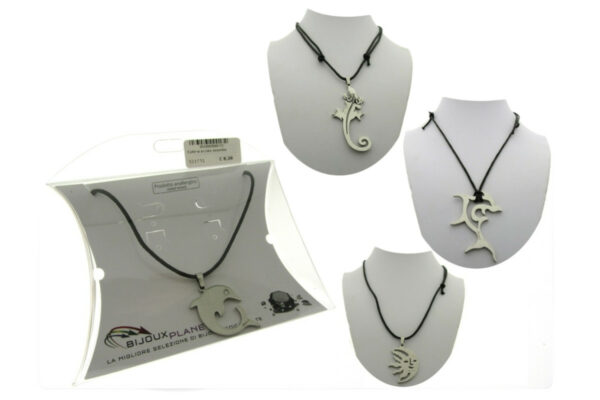 Collana acciaio assortite