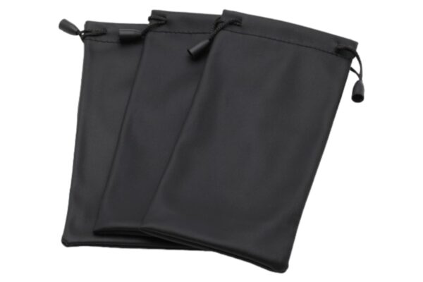 Sacchetto poliestere per occhiali sole cm. 18x9 conf. pz. 10