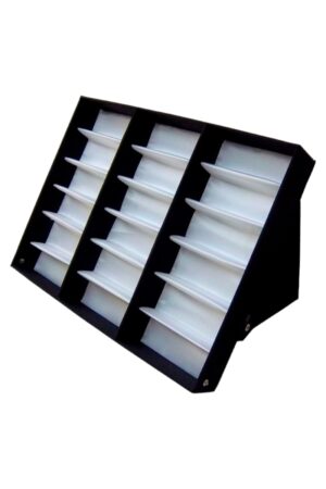 Espositore per occhiali con 18 couvette cm. 36,5x48x6,5
