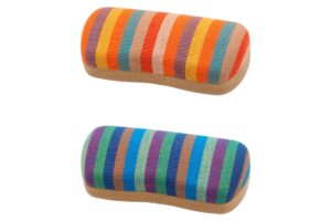 Custodia rigida rivestita in tessuto per occhiali cm. 16x7,5x5,9