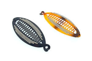 Fermacoda pesce strass acrilico cm. 12