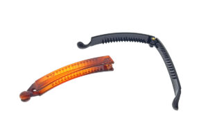 Fermacoda banana cm. 10 colori nero e demy
