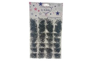 Elastici mini nero 100 PZ CARD 24 blister