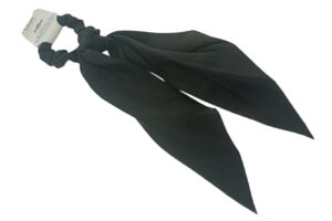 Fermacoda nero con volant