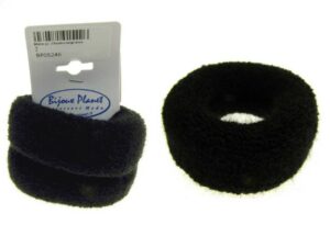 Elastico largo nero blister pz. 2