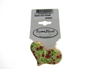 Elastico cuore floreale