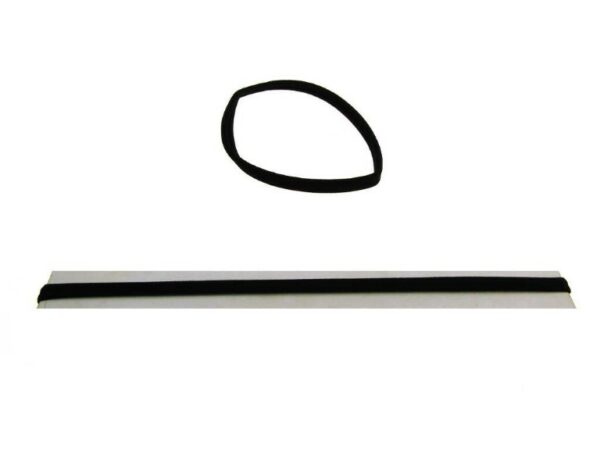 Elastico fascetta sport nero tubolare blister pz. 2