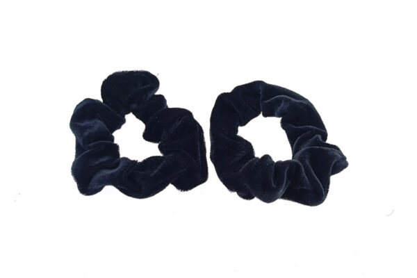 Fermacoda ciniglia nero blister pz. 2