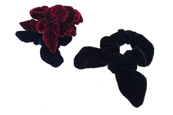 Elastico tinta unita in ciniglia colori vari