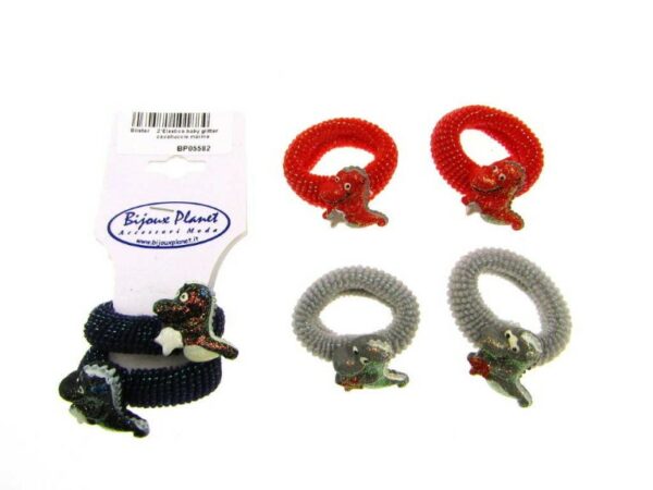 Elastico baby glitter cavalluccio marino blister pz. 2