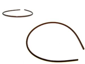 Cerchietto in plastica con dentini demy Larghezza mm. 4