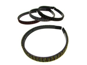 Cerchietto righe lurex cm. 1,2