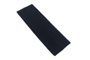 Fascia poliestere nera cm. 5 made in Italy