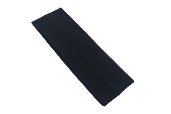 Fascia poliestere nera cm. 5 made in Italy