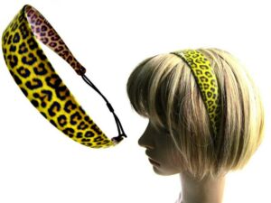 Fascia/cerchietto con leopardata cm. 3