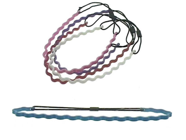 Fascia/cerchietto onda cm.0.5 Rosa,viola,fucsia,rosso,celeste,bianc