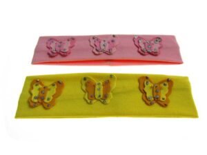Fascia tessuto glitter farfalla
