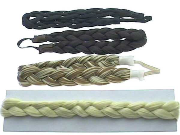 Fascia treccia capelli sintetici cm. 2.5