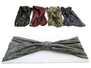 Fascia incrociata lurex con stelline