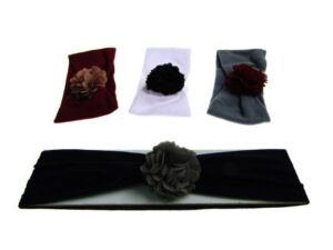 Fascia baby con fiore cm. 7