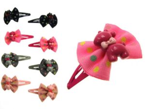 Clic clac fiocco pois con giraffa