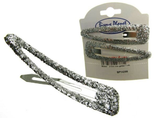 Clic clac glitter 7 cm. blister pz. 2