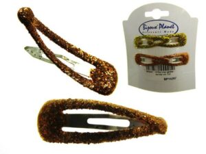Clic clac glitter dorata cm. 3,0 blister pz. 4