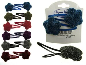 Clic clac fiore lurex blister pz. 2