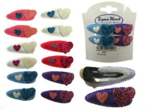 Clic clac cuoricino glitter blister pz. 4