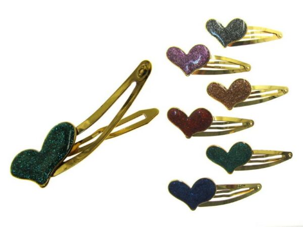 Clic clac cuore glitter