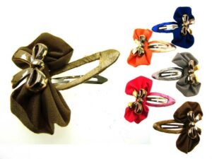 Clic clac fiocco tessuto e plastica