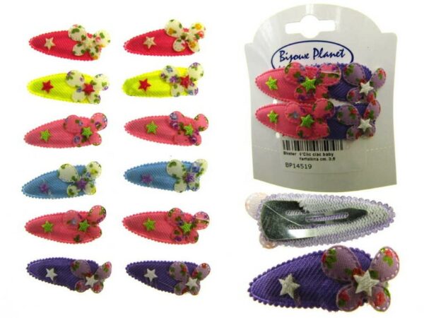 Clic clac baby farfallina cm. 3,5 blister pz. 4