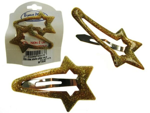 Clic clac stella gliter cm.5 blister pz. 2