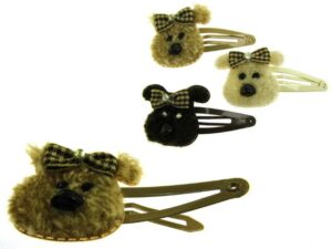 Clic clac cagnolino in lana e strass