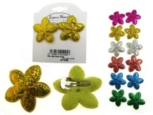 Clic clac fiore lurex cm. 3 blister pz. 2