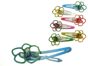 Clic clac fiore metallo cm. 7.5