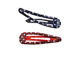 Clic clac quadretti glitter red_blu cm. 7