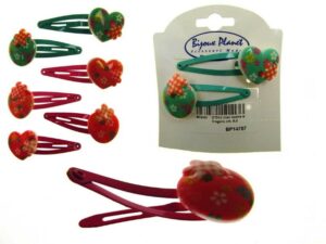 Clic clac cuore e fragola cm. 5,0 blister pz. 2