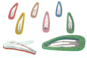 Clic clac goccia profilo strass colorata cm. 7