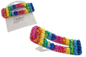Clic clac profilo rettang. baguettes glitter cm.8