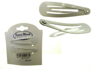 Clic clac metallo bianca cm. 5,0 blister pz. 2