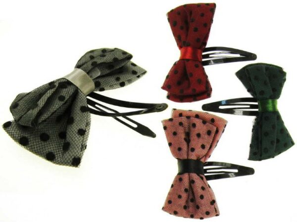 Clic clac fiocco pizzo pois