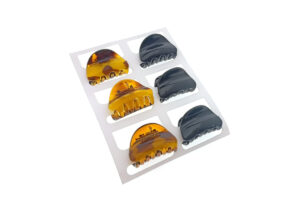 Pinzetta arco acrilico demy e nera cm.3 card 6 pz.