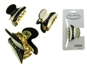 Pinza lastra bianco nera cm. 4