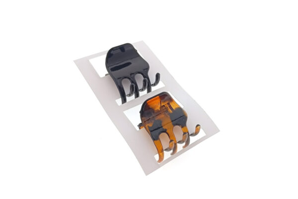 Pinzotto acrilico demy e nero cm. 3 card 2 pz.