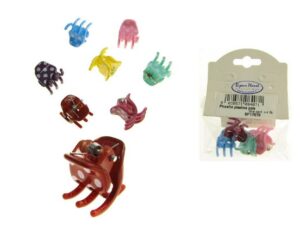 Pinzetta plastica pois cm. 1.5 blister pz. 4